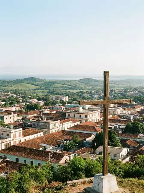 Vista de Holguín desde la Loma de la Cruz