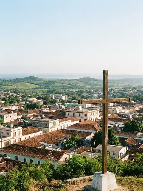 Vista de Holguín desde la Loma de la Cruz