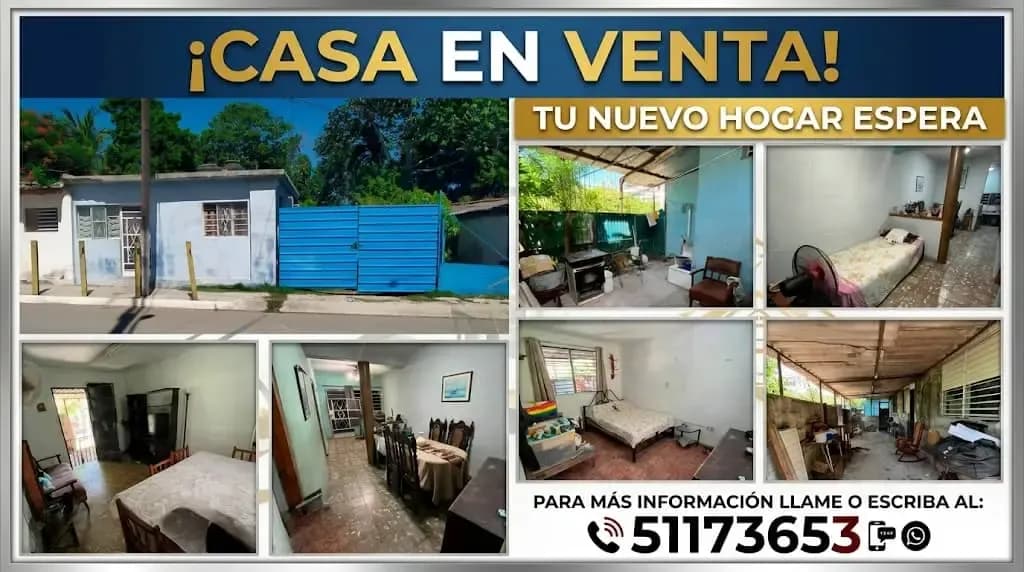 Casa de 3 habitaciones en Lawton, Diez de Octubre