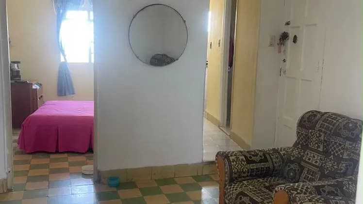 Vivienda de 2 habitaciones en Luyanó, Diez de Octubre