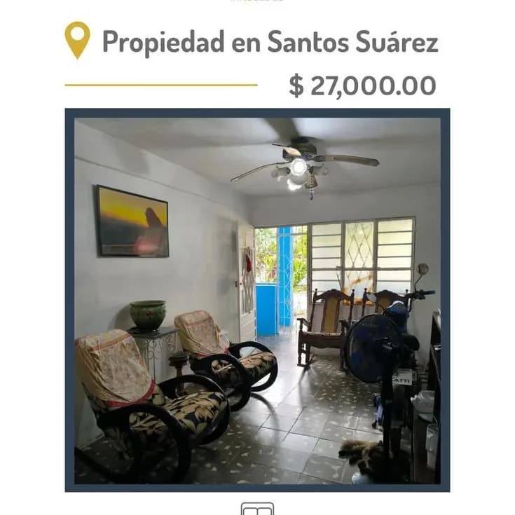 Vivienda de 3 habitaciones en Santos Suárez, Diez de Octubre — foto 2 de 8