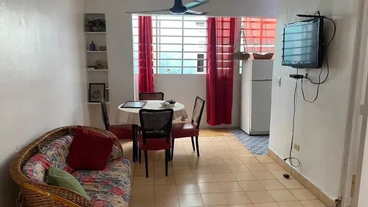 Vivienda de 1 habitaciones en Vedado, Plaza de la Revolución — foto 1 de 3