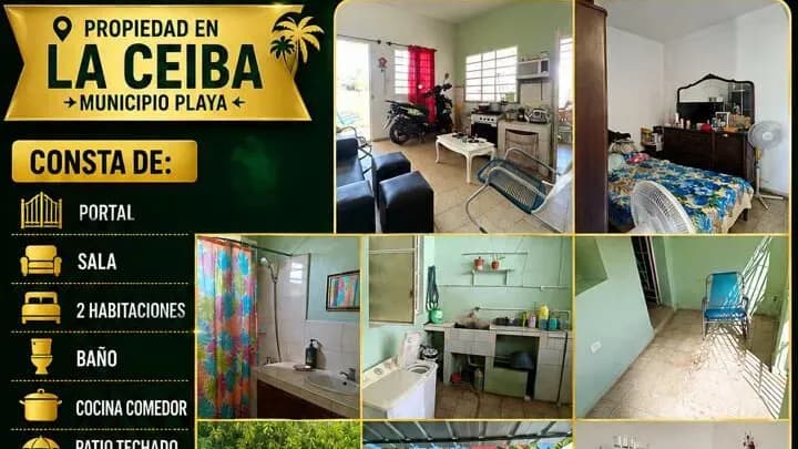 Vivienda de 2 habitaciones en La Ceiba, Playa — foto 1 de 4